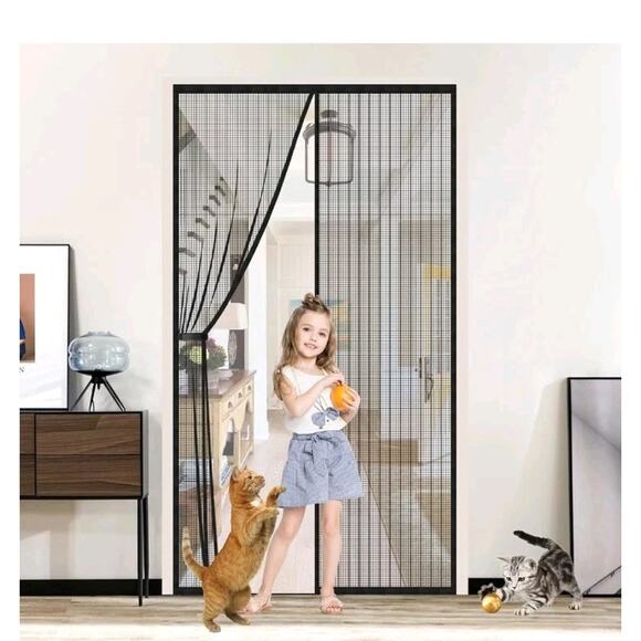 Unbranded Other - Screen Magnetic Door Closure Heavy Self Sealing,King Kong Mesh Outdoor 40x98